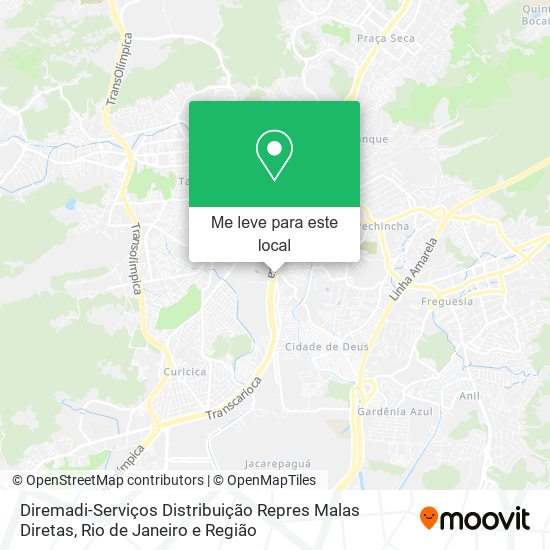 Diremadi-Serviços Distribuição Repres Malas Diretas mapa