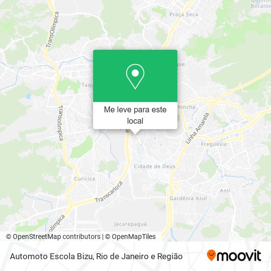 Automoto Escola Bizu mapa