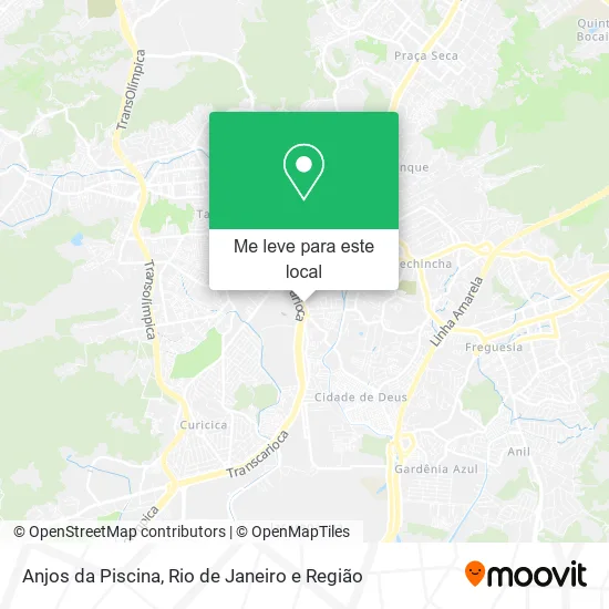 Anjos da Piscina mapa