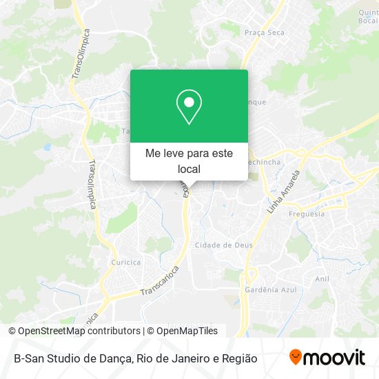 B-San Studio de Dança mapa