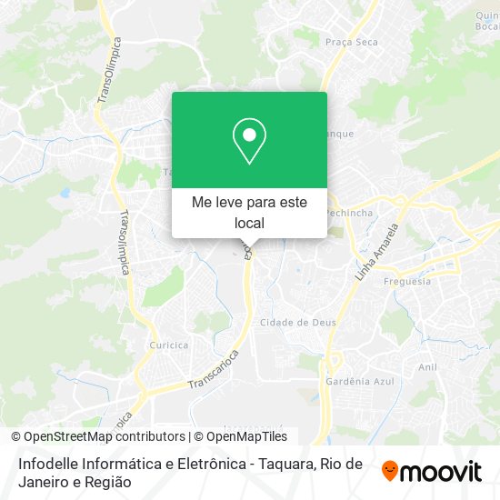 Infodelle Informática e Eletrônica - Taquara mapa