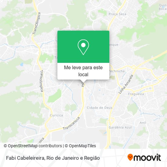 Fabi Cabeleireira mapa