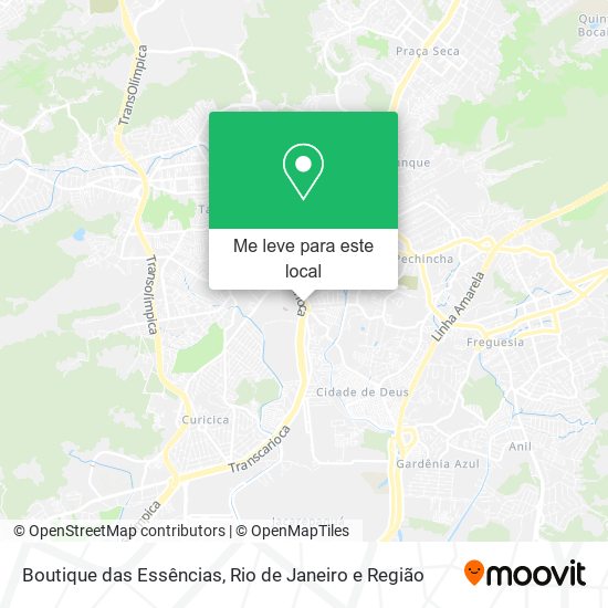 Boutique das Essências mapa