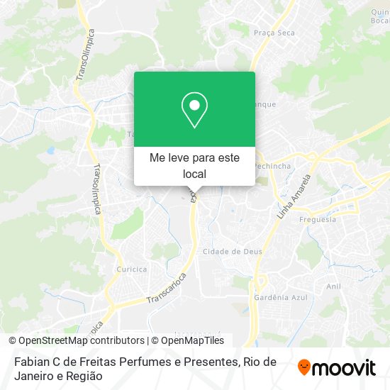 Fabian C de Freitas Perfumes e Presentes mapa