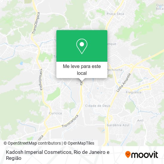 Kadosh Imperial Cosmeticos mapa