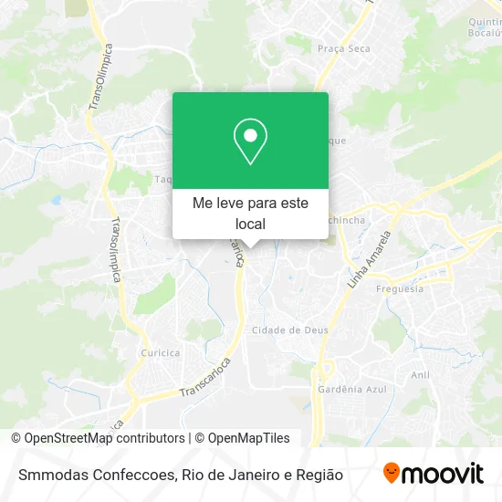 Smmodas Confeccoes mapa