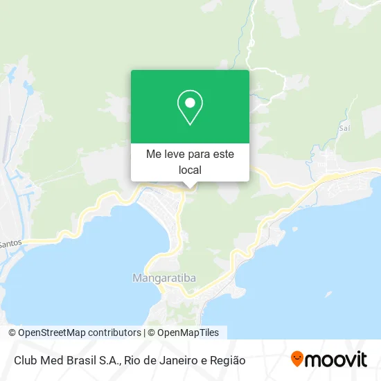 Club Med Brasil S.A. mapa
