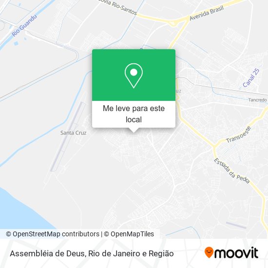 Assembléia de Deus mapa