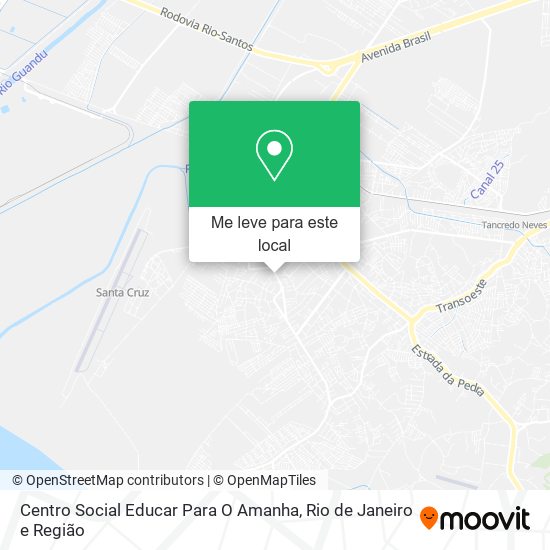 Centro Social Educar Para O Amanha mapa