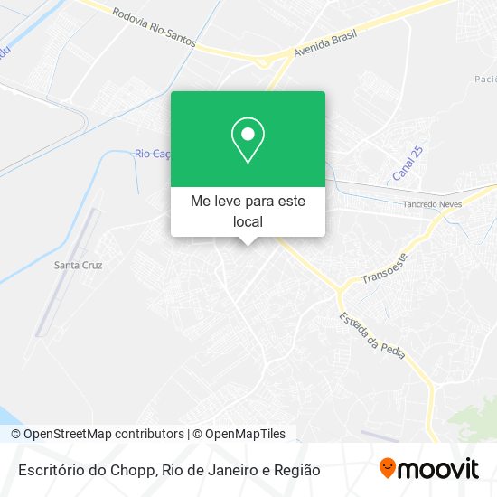 Escritório do Chopp mapa