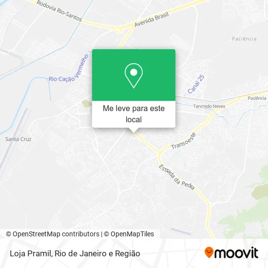 Loja Pramil mapa