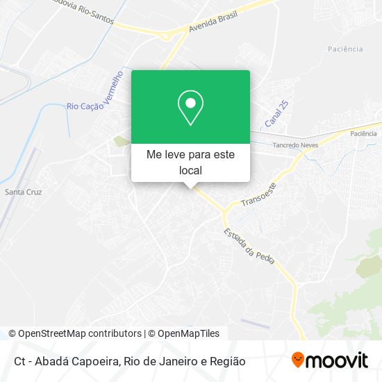 Ct - Abadá Capoeira mapa
