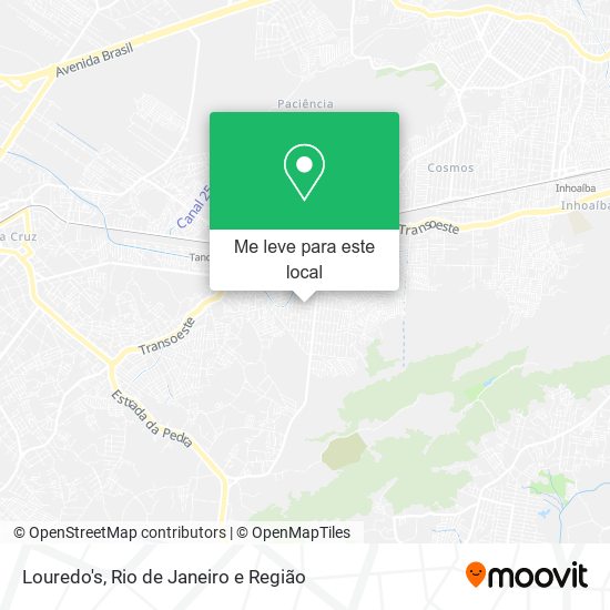 Louredo's mapa
