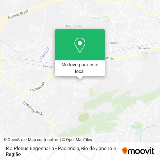 R a Plenus Engenharia - Paciência mapa