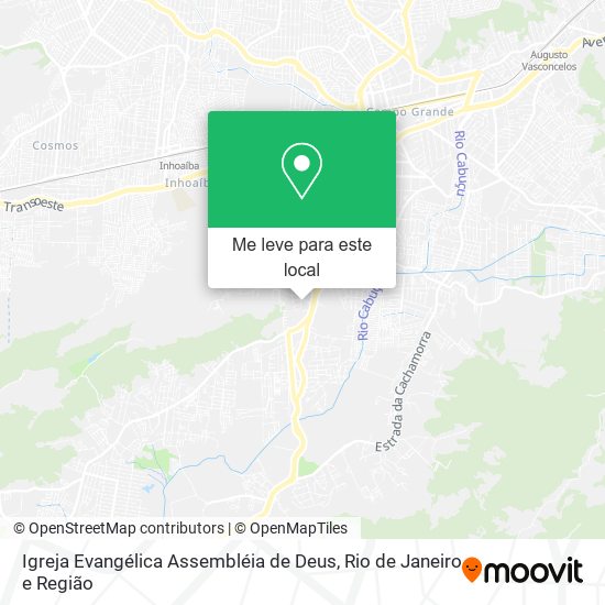 Igreja Evangélica Assembléia de Deus mapa