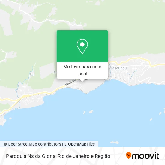 Paroquia Ns da Gloria mapa