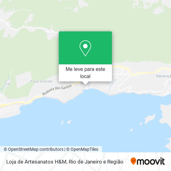 Loja de Artesanatos H&M mapa