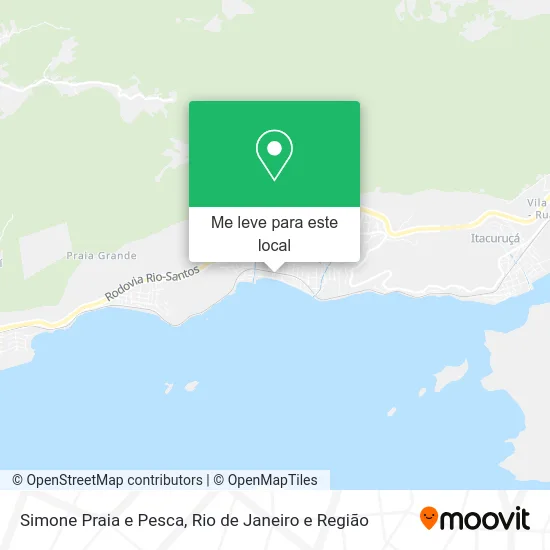 Simone Praia e Pesca mapa