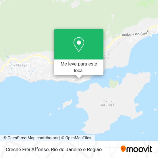 Creche Frei Affonso mapa