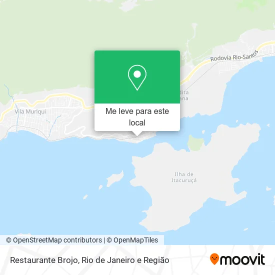 Restaurante Brojo mapa