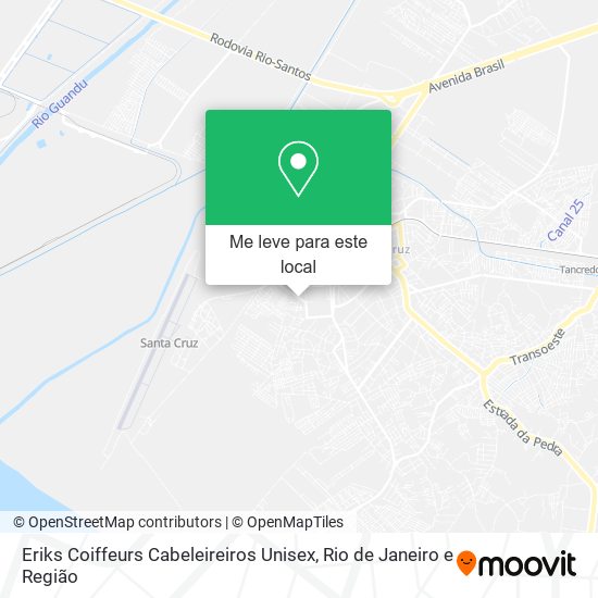 Eriks Coiffeurs Cabeleireiros Unisex mapa