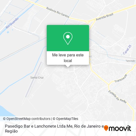 Pasedigo Bar e Lanchonete Ltda Me mapa