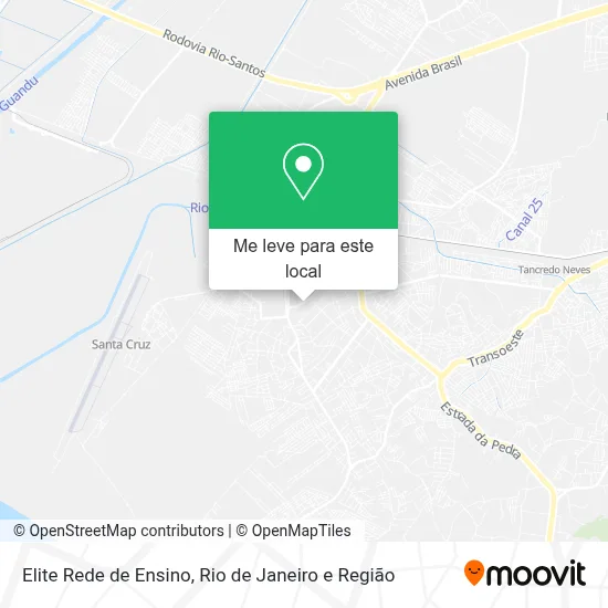 Elite Rede de Ensino mapa