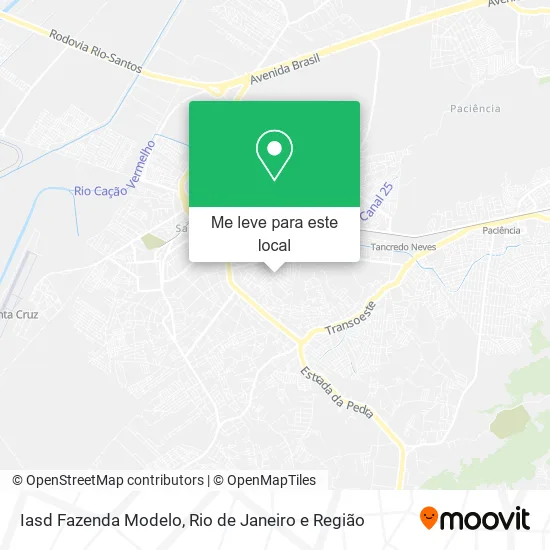 Iasd Fazenda Modelo mapa