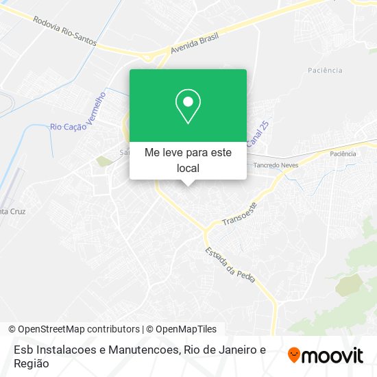 Esb Instalacoes e Manutencoes mapa