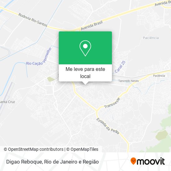 Digao Reboque mapa