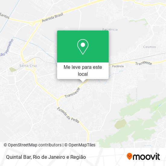 Quintal Bar mapa