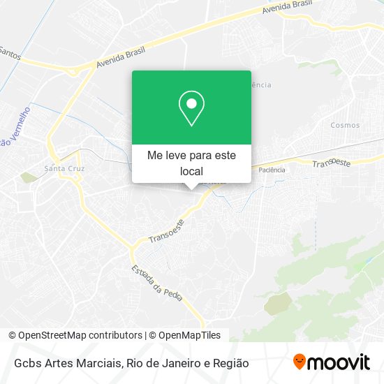Gcbs Artes Marciais mapa