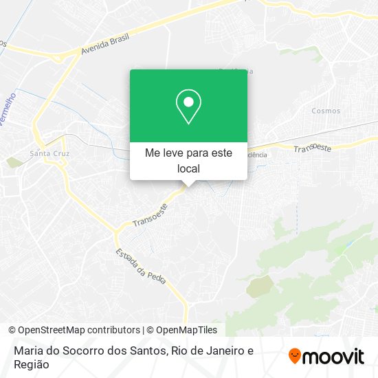 Maria do Socorro dos Santos mapa