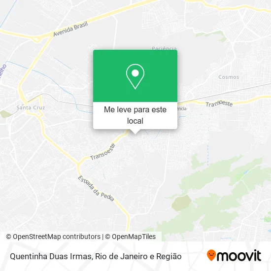 Quentinha Duas Irmas mapa