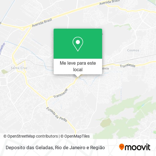 Deposito das Geladas mapa