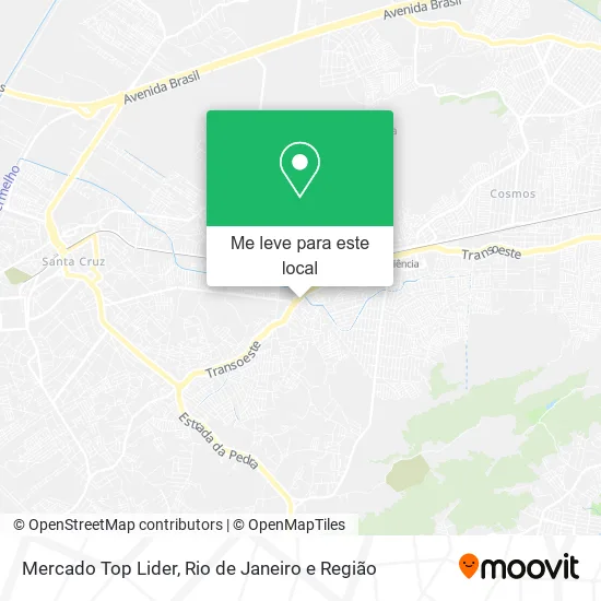 Mercado Top Lider mapa