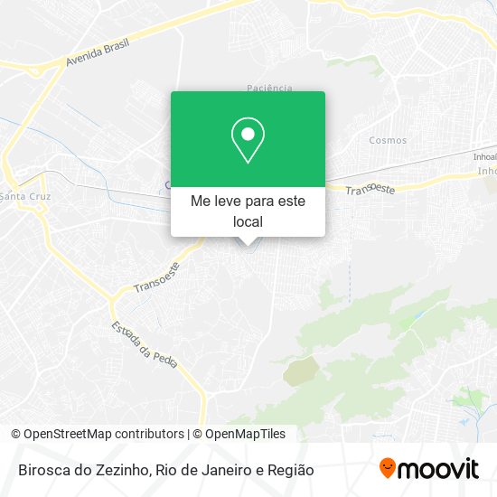 Birosca do Zezinho mapa