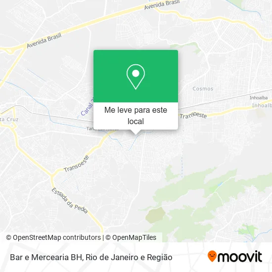 Bar e Mercearia BH mapa