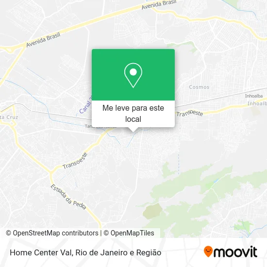 Home Center Val mapa