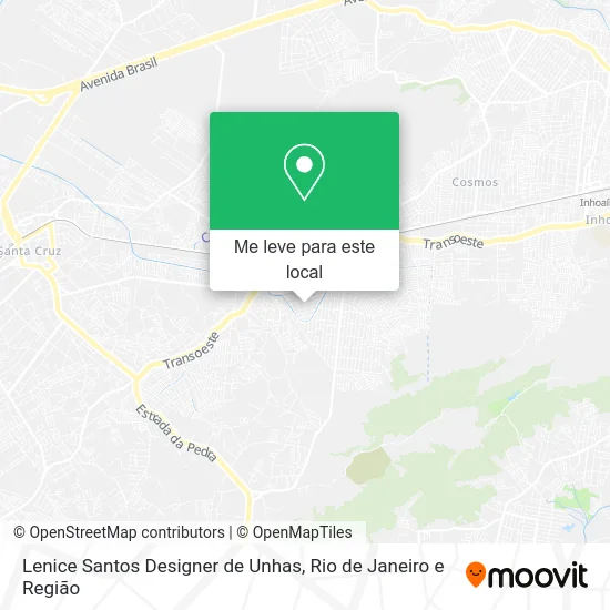 Lenice Santos Designer de Unhas mapa