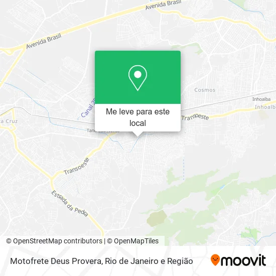 Motofrete Deus Provera mapa