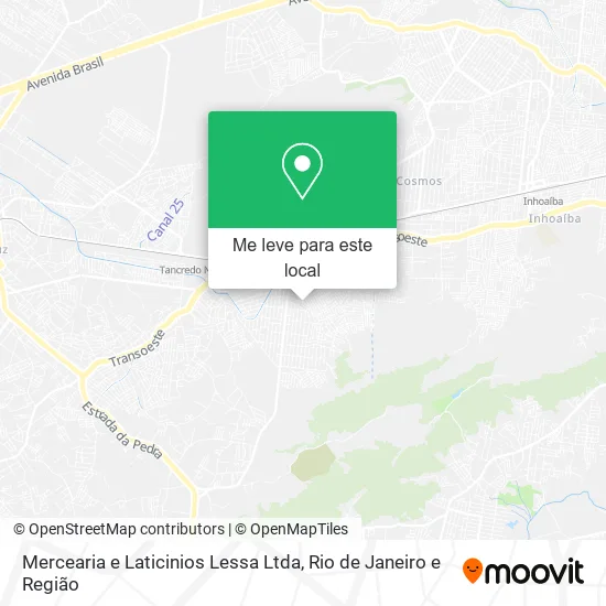 Mercearia e Laticinios Lessa Ltda mapa