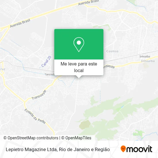 Lepietro Magazine Ltda mapa