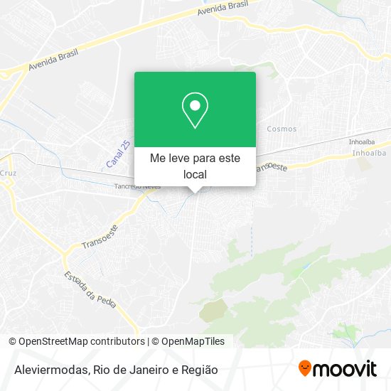 Aleviermodas mapa