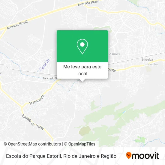 Escola do Parque Estoril mapa