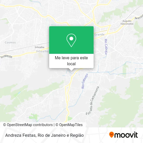 Andreza Festas mapa