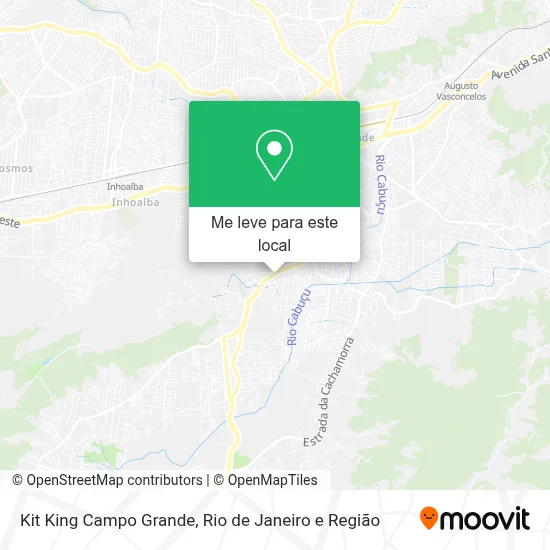 Kit King Campo Grande mapa