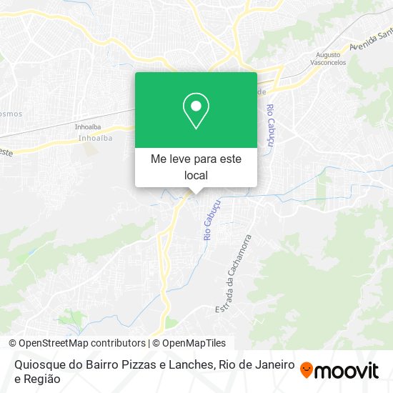 Quiosque do Bairro Pizzas e Lanches mapa