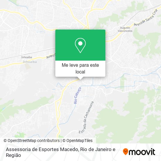 Assessoria de Esportes Macedo mapa