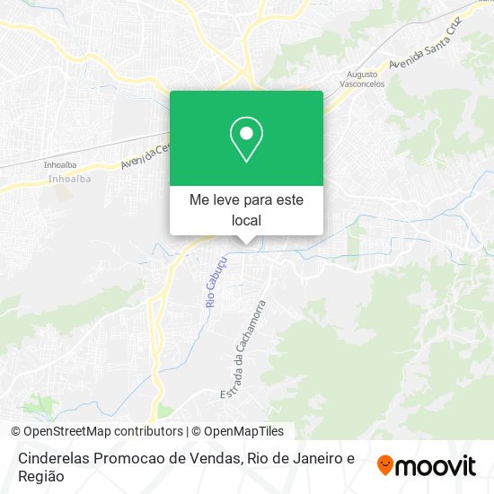 Cinderelas Promocao de Vendas mapa